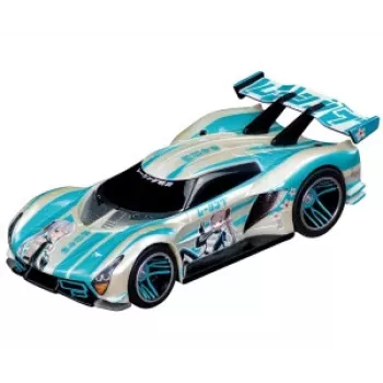 Carrera GO Kaze Dash elektrinis lenktynių rinkinys 1:43 mastelio su kilpa ir skrydžiu, 2 automobiliai, 2 valdikliai, 3,6 m trasa, nuo 6 metų