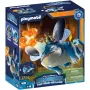 Playmobil 71082 Dragons: The Nine Realms – Plowhorn ir D'Angelo su krištolo uolos sprogdinimo funkcija