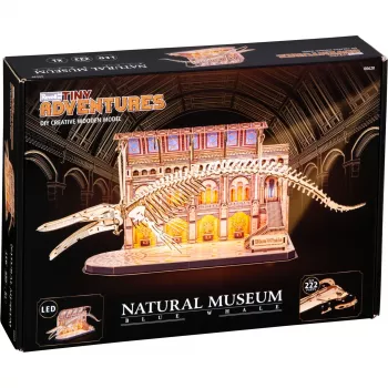 Revell Tiny Adventures Natural Museum mėlynojo banginio snap modelio rinkinys