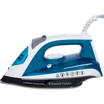 Russell Hobbs Supreme Steam Pro 23971-56 Lygintuvas su garais 2600W juodas mėlynas pilkas