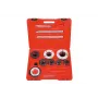 Rothenberger SUPER CUT Rankinis vamzdžių sriegimo rinkinys 1/2 inch - 1 1/4 inch BSPT su 4 sriegimo galvutėmis ir dėklu