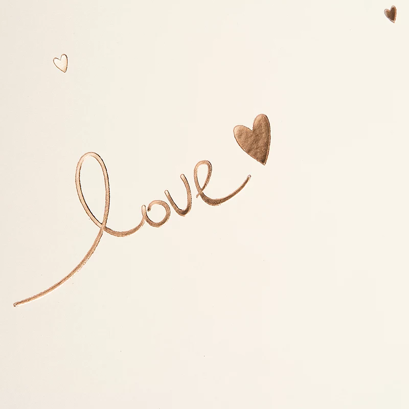 Goldbuch Raining Hearts Beige fotoalbumas, 60 baltų puslapių, kietas viršelis, PU dangtelis, 31x30 cm