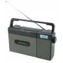 Soundmaster RCD1170SW nešiojamas CD radijas su FM, Bluetooth, USB ir įkraunama baterija - juodos spalvos