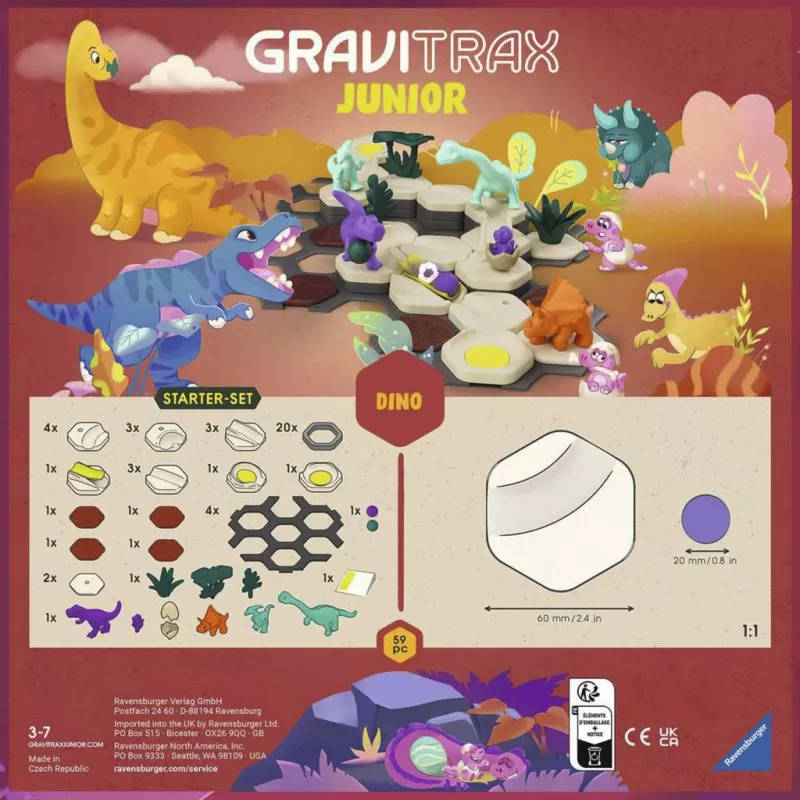Ravensburger GraviTrax Junior starto rinkinys S Dino