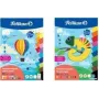 Pelikan Construction Paper Block DIN A3, 10 lapų, 10 spalvų, 120 g/m², klijuotas viršuje