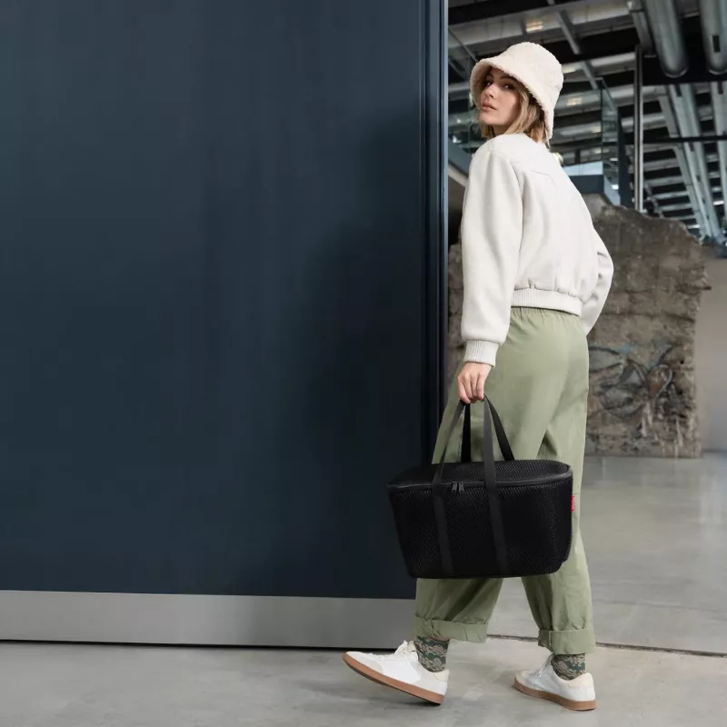 Reisenthel Coolerbag Mesh Black 20L šaldymo krepšys