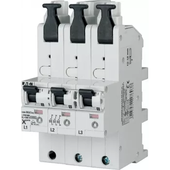 EATON LSHU-E50/3-KL Pagrindinės linijos apsaugos jungiklis, 50 A, 3 polių, 230/400 V AC, charakteristika E, selektyvus