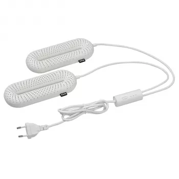 TFA 98.1129.02 elektrinis batų džiovintuvas su laikmačiu, 200 W, baltas/pilkas