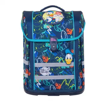 McNeill mokyklinė kuprinė PERFECTO 5 dalių komplektas Donald Duck
