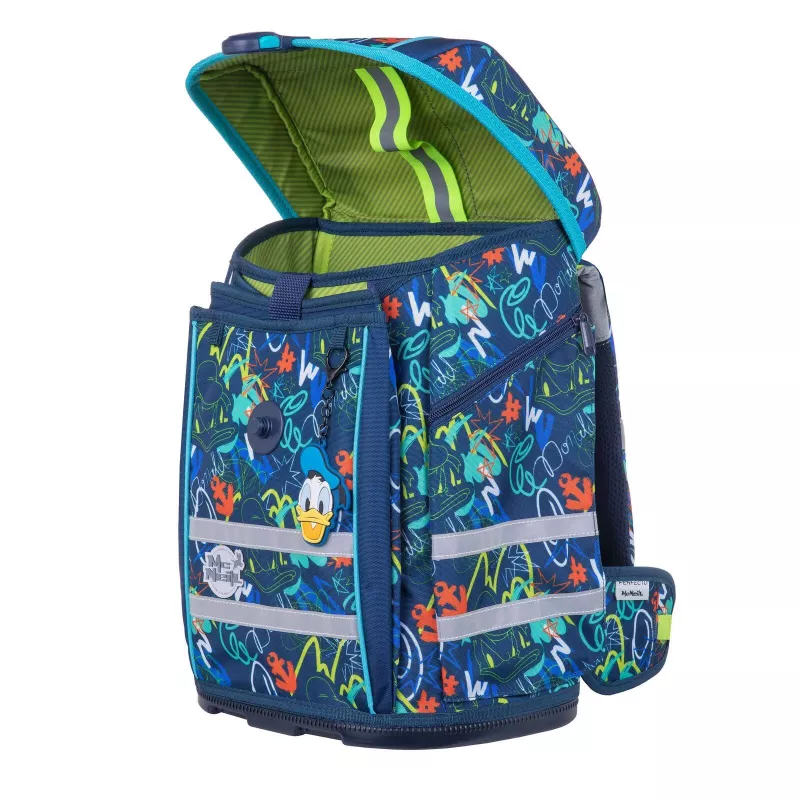 McNeill mokyklinė kuprinė PERFECTO 5 dalių komplektas Donald Duck