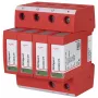 DEHNguard DG M TNS 275 FM 2 tipo apsaugos nuo viršįtampių įtaisas, 4 polių, 275 V AC, 40 kA, IP20, DIN bėgelis
