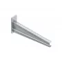 NIEDAX KTAS400 sunkiasvorė sieninė konsolė 145x430 mm, karštai cinkuota