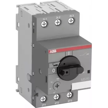 ABB MS116-0.25 variklio apsaugos automatas, 0,16-0,25 A, 3 polių, 10 klasė