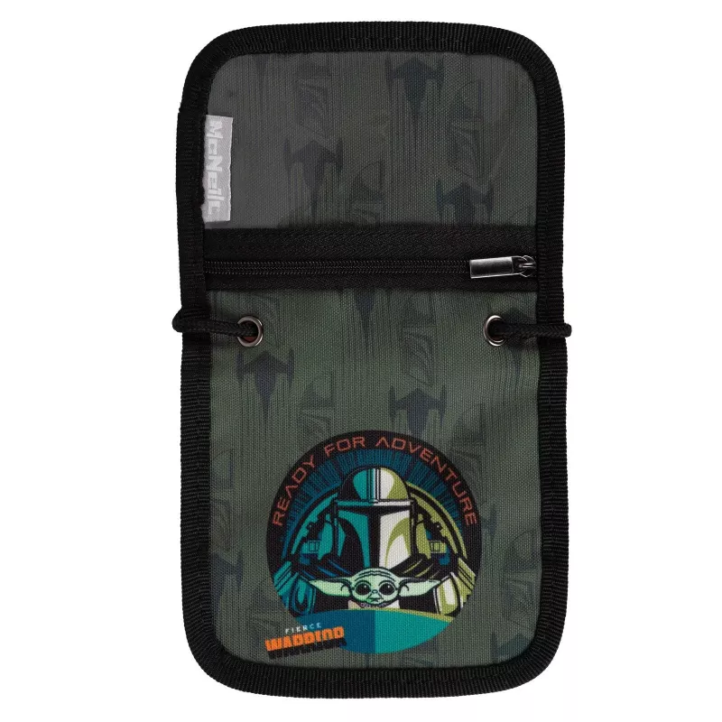 McNeill Star Wars The Mandalorian krūtinės maišelis – juodas ir pilkas