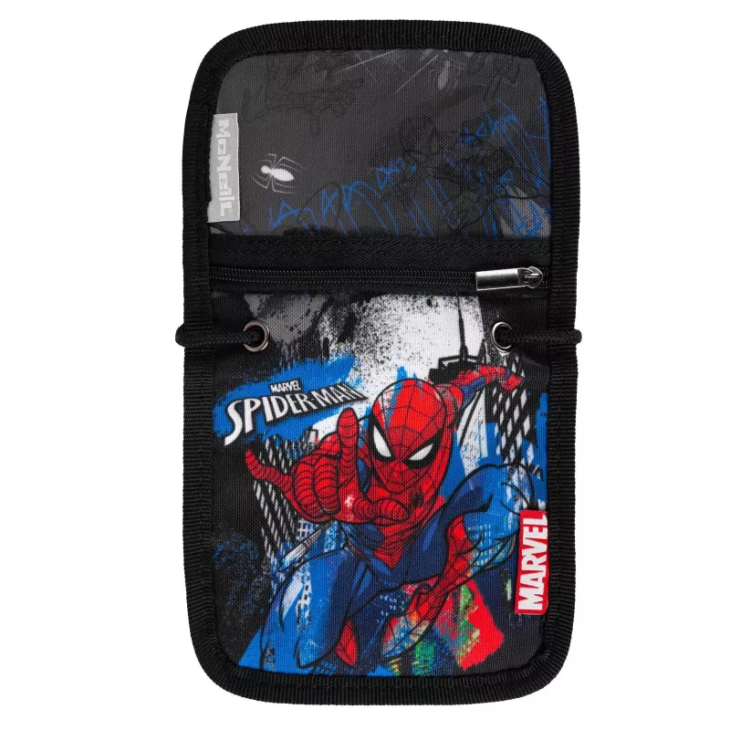 McNeill Marvel Spider-Man krūtinės maišelis su ID langeliu, raudonas/mėlynas