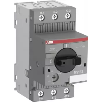 ABB MS132-0.25 rankinis variklio apsaugos jungiklis - 0,16-0,25 A, 3 polių, 10 klasė, 690V
