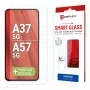DISPLEX Smart Glass ekrano apsauginis stiklas, skirtas Samsung Galaxy A37 5G / A57 5G – 9H grūdintas stiklas, itin skaidrus, be burbuliukų