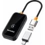 TechniSat Technicast 100 belaidis CarPlay ir Android Auto adapteris – juodas, USB-C, Plug & Play