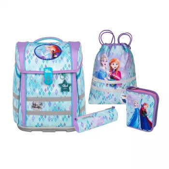 McNeill mokyklinė kuprinė PERFECTO 5 dalių komplektas Disney Frozen