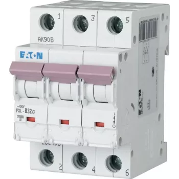 EATON PXL-C32/3 miniatiūrinis automatinis jungiklis 32A 3 polių C charakteristika 10kA