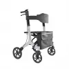 WEINBERGER Aluminium Rollator XXL 2262 – Sunkiojo naudojimo 200 kg vaikštynė su sėdyne, antracitas/sidabras