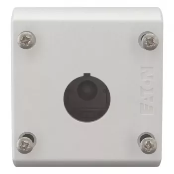 Eaton M22-I1 paviršinio montavimo tuščias korpusas, 1 vieta, pilka RAL 7035, IP66, 80 x 72 x 56 mm