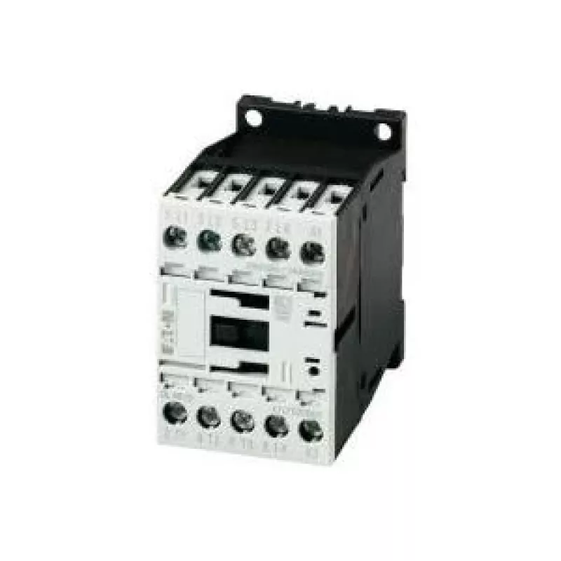Eaton DILM9-01 galios kontaktoris, 3 polių, 9 A, 230/240 V AC ritė, 1 NC pagalbinis kontaktas