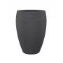 Emsa Landhaus Flower Pot 283/65 Black-Granite D47 – 47 cm apvalus vazonas, 38 L, atsparus UV ir šalčiui, vidaus ir lauko