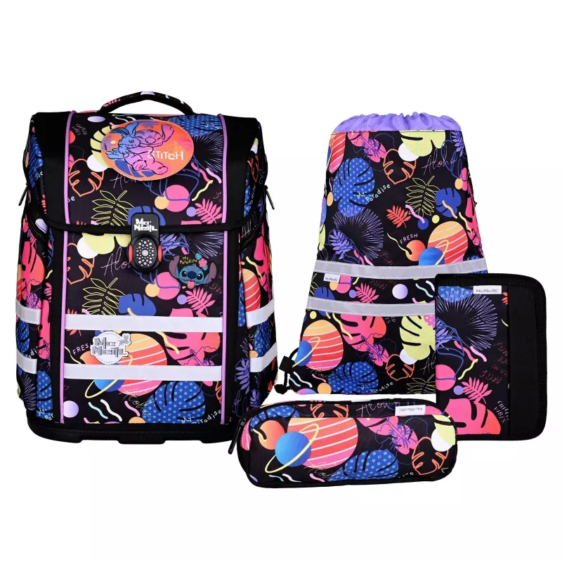 McNeill kuprinė su pilnu komplektu PERFECTO 5 dalių Disney Stitch III