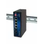 ALLNET ALL-SGI8104v3 pramoninis nevaldomas 2 lygmens komutatorius, 6 GbE prievadai, 4x GbE RJ45, 2x SFP, be ventiliatoriaus, IP40