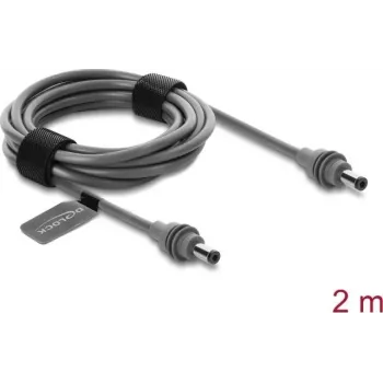 Delock DC 5.5 x 2,1 mm maitinimo laidas, skirtas Starlink Mini, 2 m, pilkas