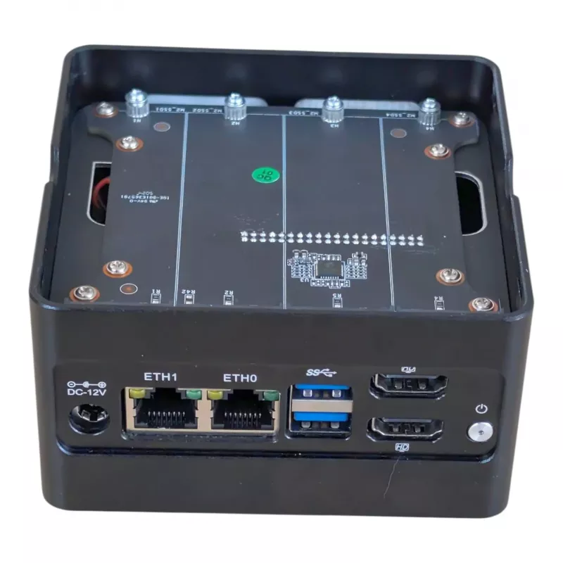ALLNET NAS-N355 mini kompiuteris Intel Core 3 N355 16GB DDR5 256GB SSD 2x2.5GbE NAS