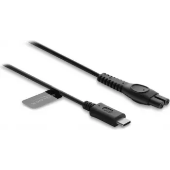 Delock USB Type-C įkrovimo laidas 5V, skirtas Philips elektriniams skustuvams QP2724, QP2834, MG9520 serijoms - 1m atsarginis maitinimo laidas