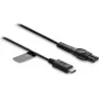 Delock USB Type-C įkrovimo laidas 5V, skirtas Philips elektriniams skustuvams QP2724, QP2834, MG9520 serijoms - 1m atsarginis maitinimo laidas