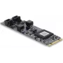 DELOCK CAN 2.0 / CAN FD sąsajos kortelė PCIe M.2 Key B+M į 2 x D-Sub 9 pin, iki 8 Mbps su galvanine izoliacija ir apsauga nuo viršįtampių