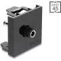 Delock Easy 45 modulis DC 5,5 x 2,1 mm lizdas į DC 5,5 x 2,5 mm kištuką, juodas