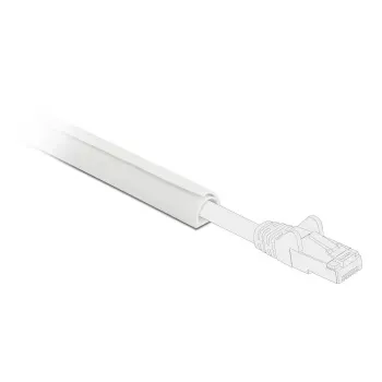 Delock lipnus kabelių kanalas su slankiojančiu dangteliu 25 x 10 mm, 1 m, 5 vnt., baltas
