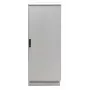 EFB Elektronik 19 colių tinklo spinta 24U 600x600 IP55 su surinktu postamentu, šviesiai pilka RAL 7035