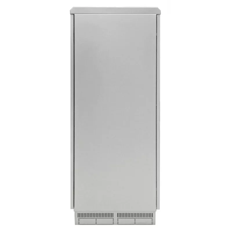 EFB Elektronik 19 colių tinklo spinta 24U 600x600 IP55 su surinktu postamentu, šviesiai pilka RAL 7035