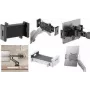 LogiLink BP0204 Universalus VESA planšetės ir išmaniojo telefono laikiklis monitoriaus rankenai, juodas, 4,7 colio-15 colių, 360° sukimasis, 1kg apkrova