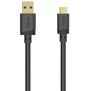 USB-A į USB-C laidas, 5 Gbps, 3 m, juodas