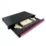LogiLink 19 colio 1U 24 prievadų LC Duplex OM4 daugiamodis sujungimo skydelis, juodas