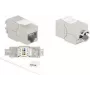 LogiLink NK4067 Cat.8.1 kiystone lizdas, STP, be įrankių, RJ45 moteriškas, 40G, 2000 MHz, I klasė, cinko liejinys, 1 vnt.