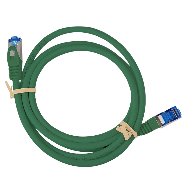 LogiLink Cat.6A S/FTP LSZH jungiamasis laidas, CCA, žalias, 5 m, EconLine