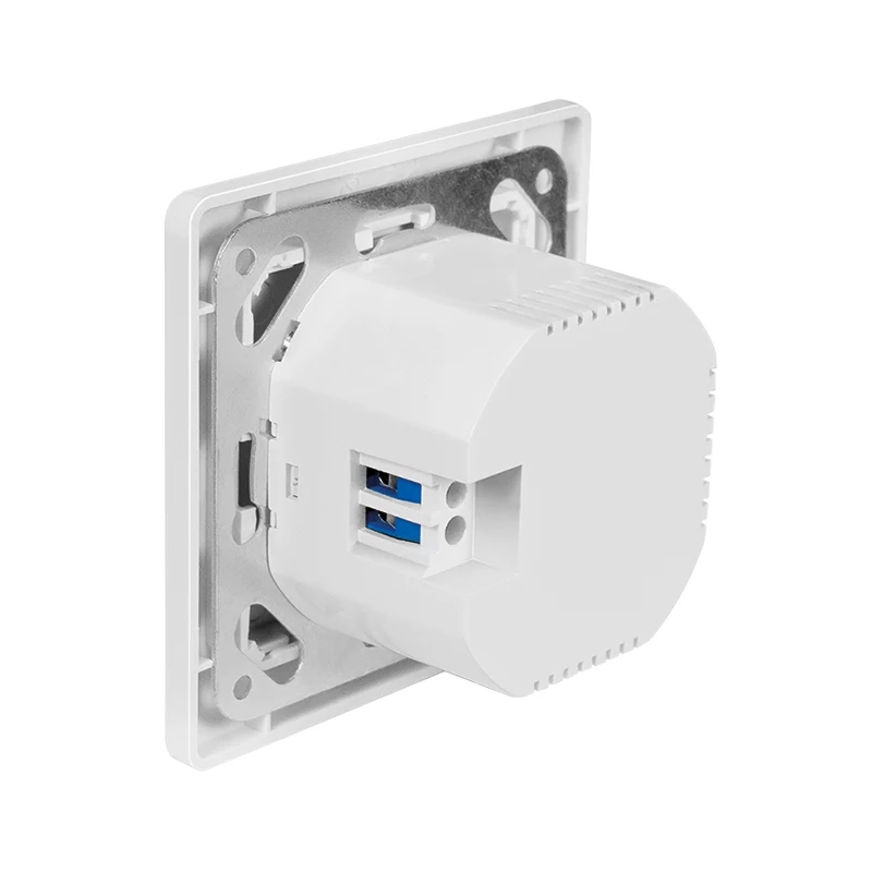 LogiLink sieninis lizdas su 2 USB-C prievadais, 25W PD įkroviklis