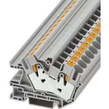 Phoenix 3214029 PTI 16/S montažinis gnybtas, Push-in jungtis, 16 mm², 500 V, 76 A, pilkas