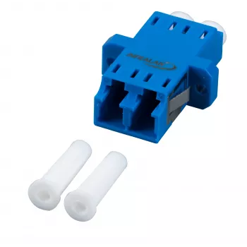 EFB Electronics LC-Duplex OS2 vienmodžio šviesolaidžio mova, mėlynas plastikinis korpusas, SC-Simplex forma, vientisa