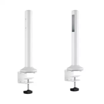 LogiLink Slatwall stalinis tvirtinimo strypas, 2 vnt. komplektas – 450 mm aukštis, 35 mm skersmuo, juodas, montavimas be įrankių