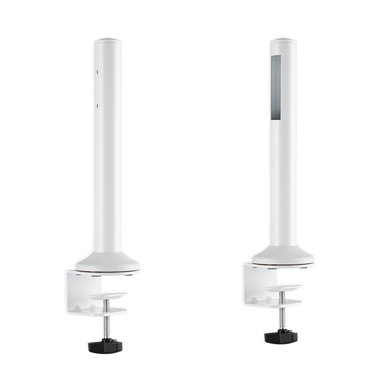 LogiLink Slatwall stalinis tvirtinimo strypas, 2 vnt. komplektas – 450 mm aukštis, 35 mm skersmuo, juodas, montavimas be įrankių