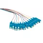LogiLink Fiber Pigtail rinkinys 12 x SC OS2 2m, spalvotas, mėlynas SC konektorius